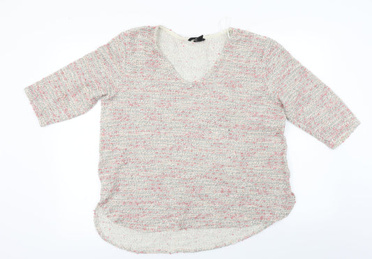 H&M  Womens Red   Pullover Jumper Size M