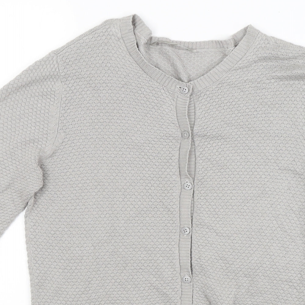VRS Womens Grey   Cardigan Jumper Size M