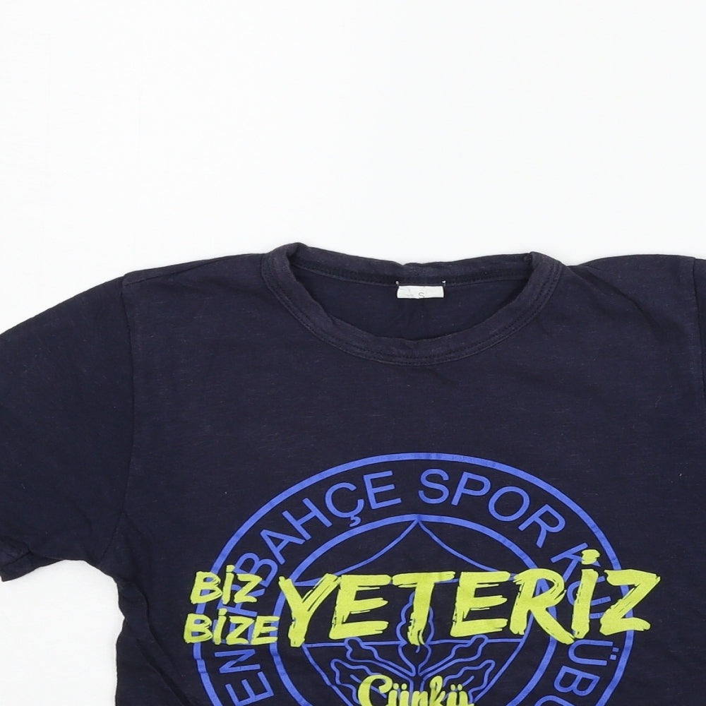 Preworn Boys Blue   Basic T-Shirt Size S