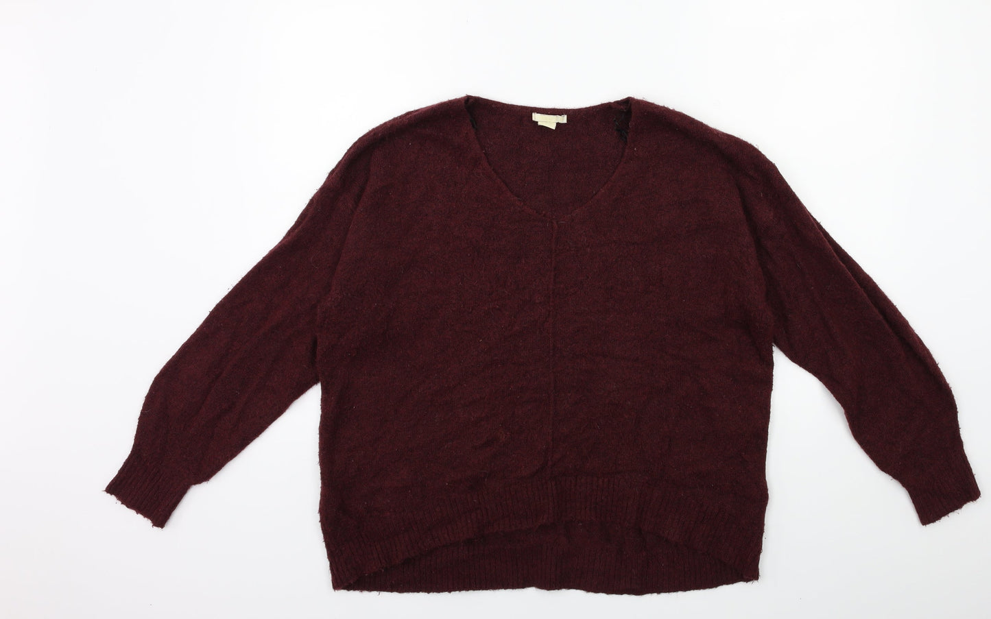 H&M Womens Red  Knit Pullover Jumper Size S