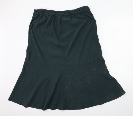 Casual Comfort Womens Blue   Flare Skirt Size 40 in