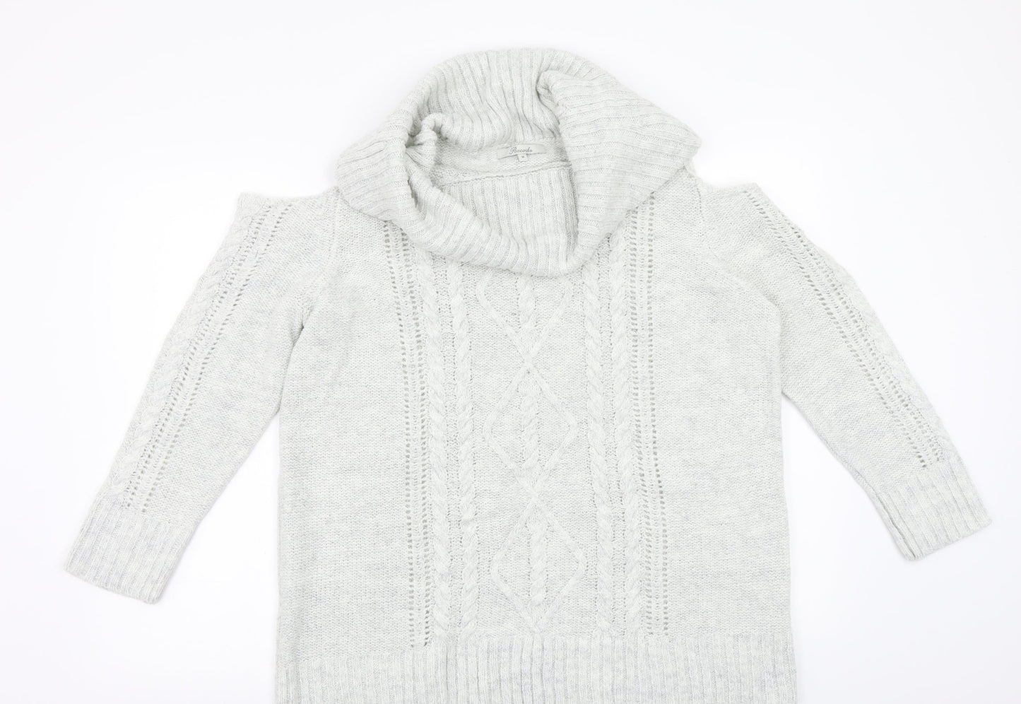 Peacocks Womens Grey   Pullover Jumper Size M