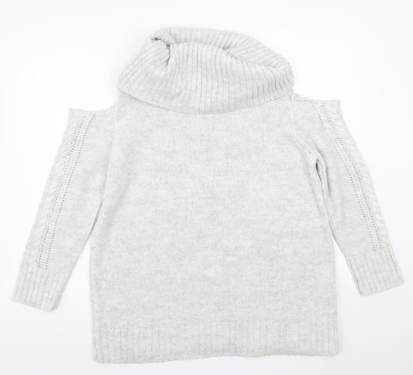 Peacocks Womens Grey   Pullover Jumper Size M