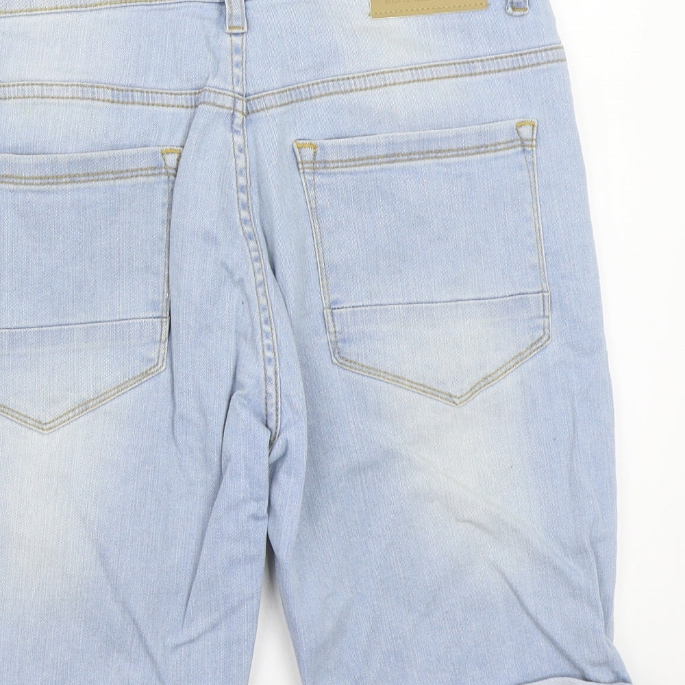 Denim & Co. Womens Blue   Cut-Off Shorts Size 30