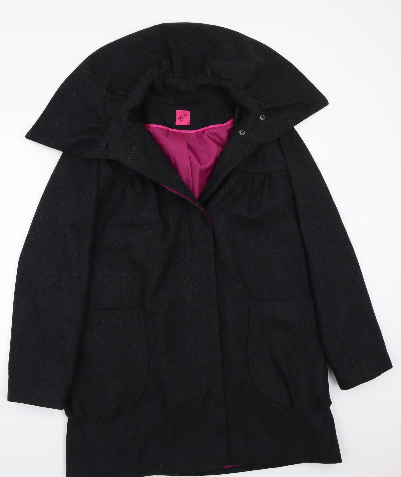 G21 Womens Grey   Jacket Coat Size 14