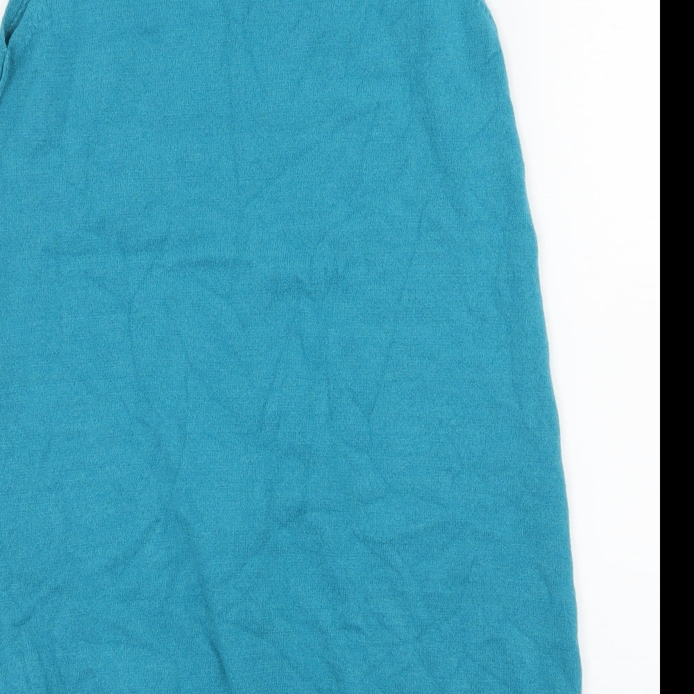 Very Womens Blue  Knit Pullover Jumper Size 14