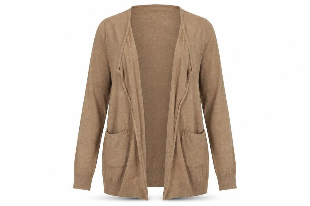 Next Womens Brown  Knit Cardigan Jumper Size 12