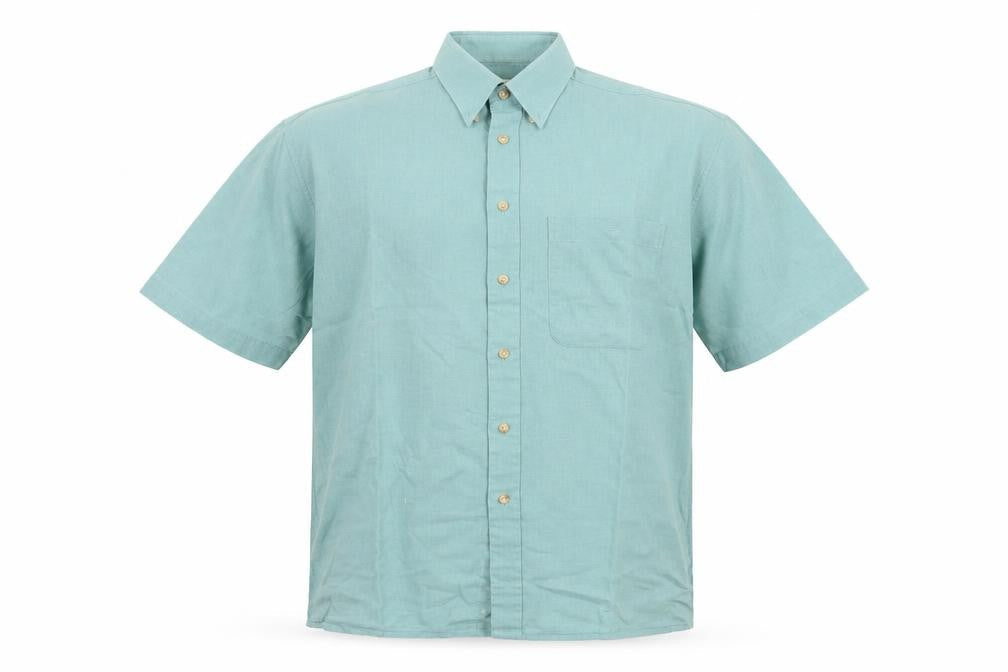 Classics Casuals Mens Green    Button-Up Size M