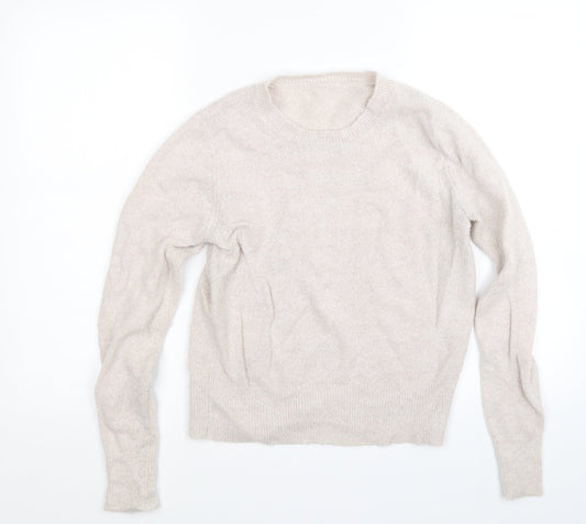 Preworn Womens Beige  Knit Pullover Jumper Size S