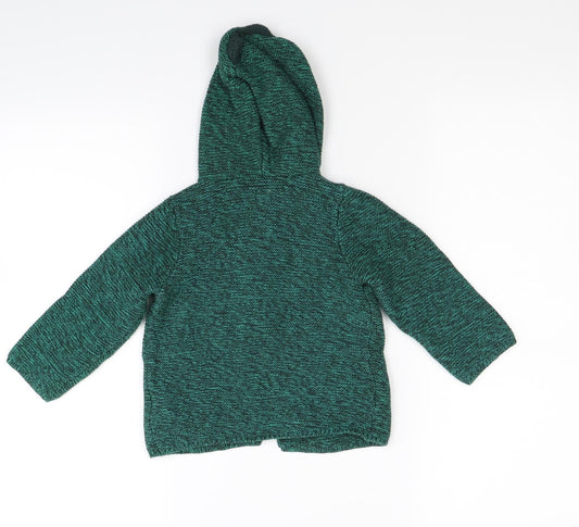 Gap Girls Green   Cardigan Hoodie Size 2 Years