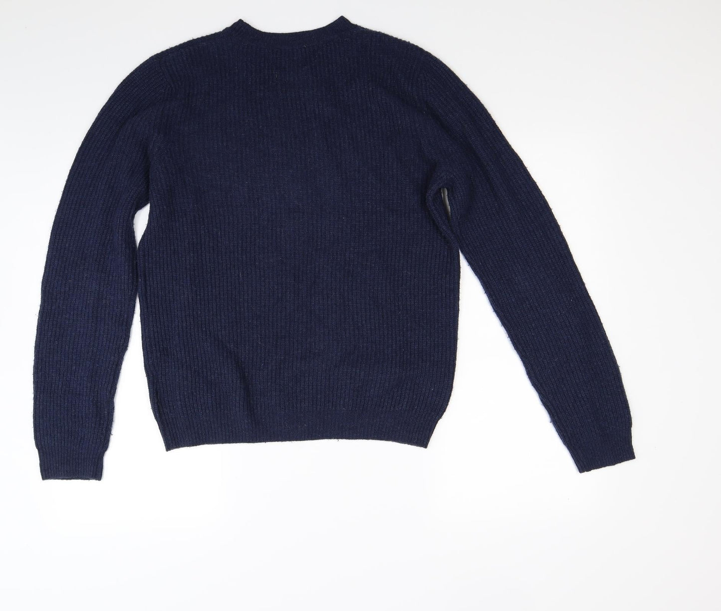 Topman Mens Blue  Knit Pullover Jumper Size S