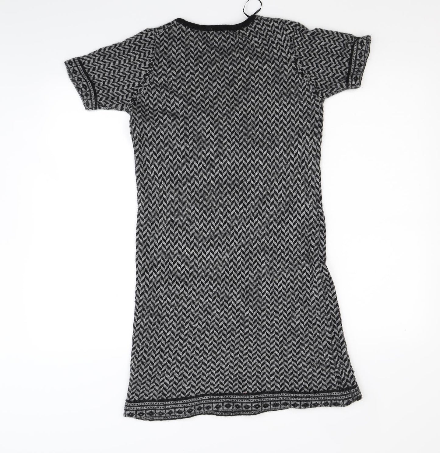 Sfera Womens Grey  Rayon Jumper Dress  Size S