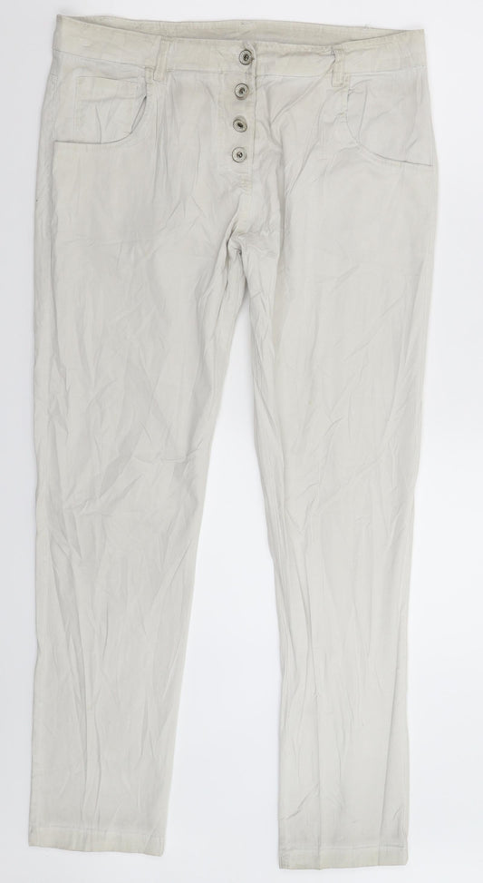 Preworn Womens Grey   Trousers  Size 34 in L30 in