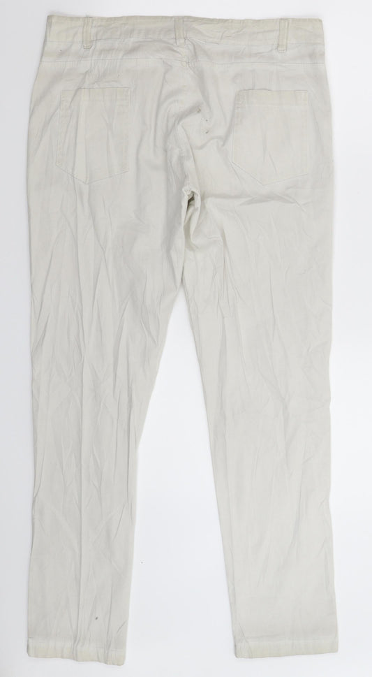 Preworn Womens Grey   Trousers  Size 34 in L30 in