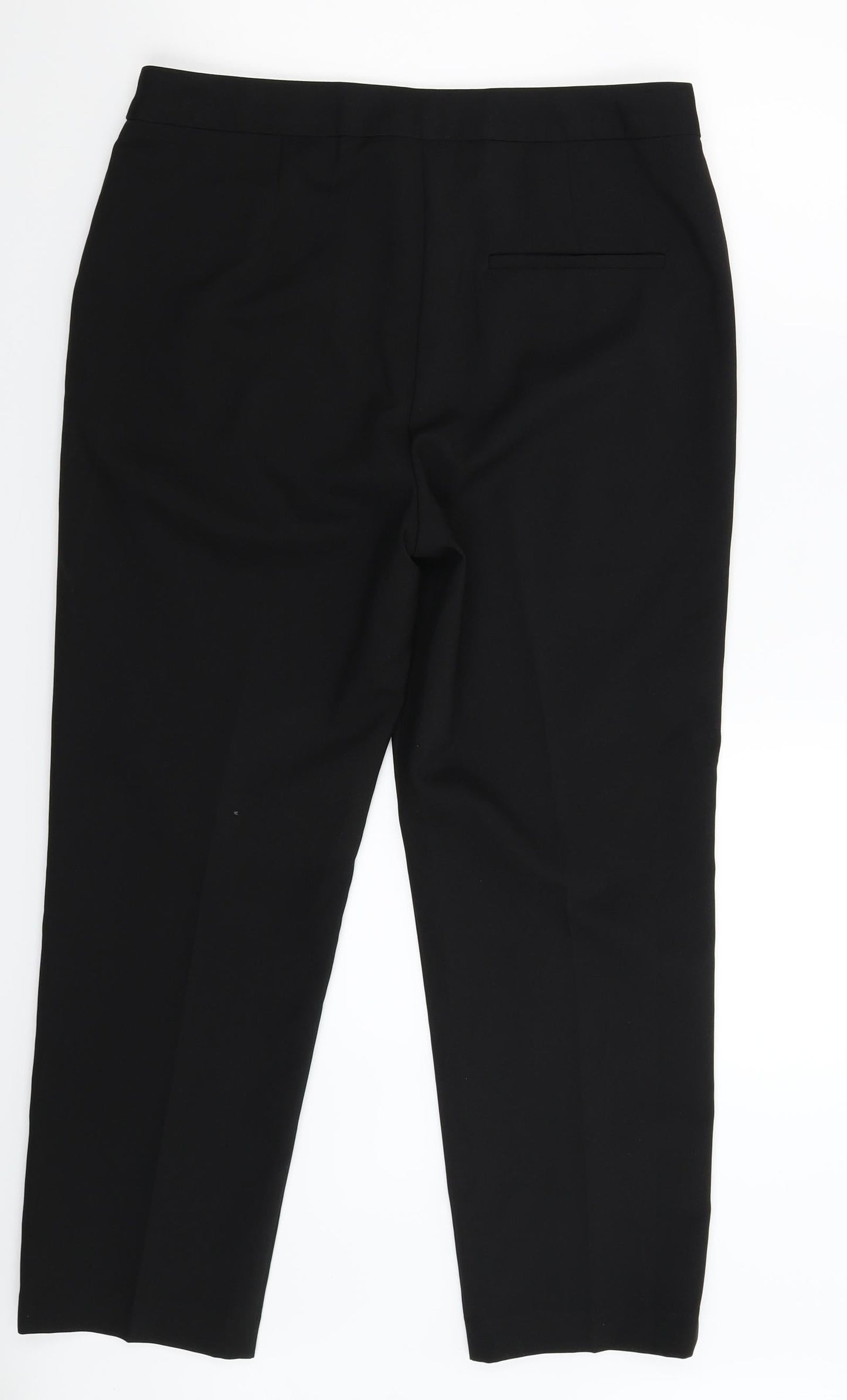Papaya Womens Black   Dress Pants Trousers Size 12 L27 in