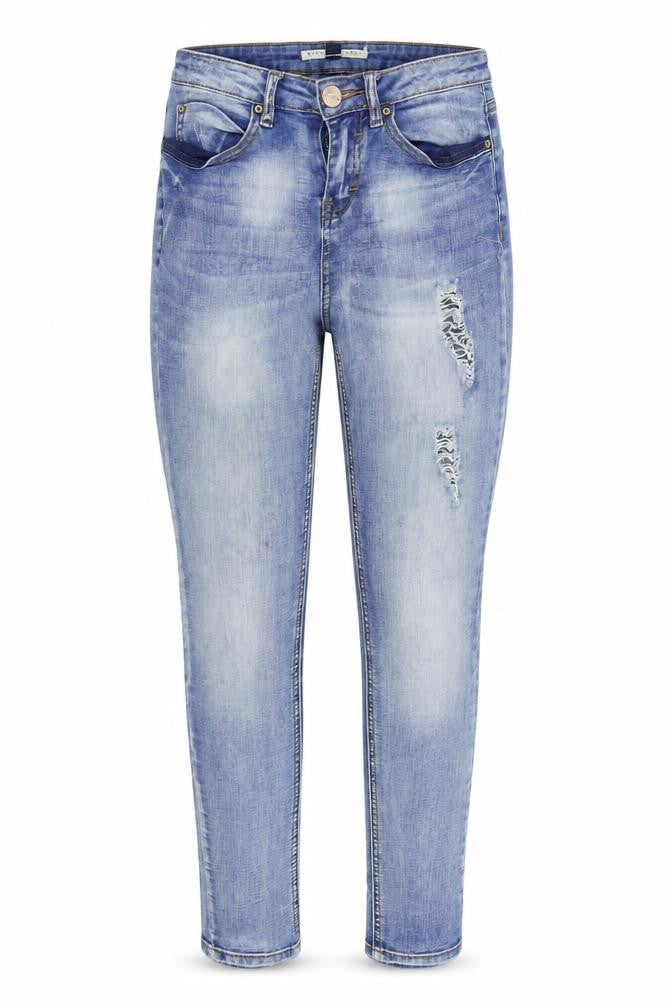 Blonde + Blonde Womens Blue  Denim Skinny Jeans Size 6 L30 in
