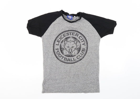 Leciseter City Fc Boys Grey   Basic T-Shirt Size 11-12 Years  - Leciester City FC