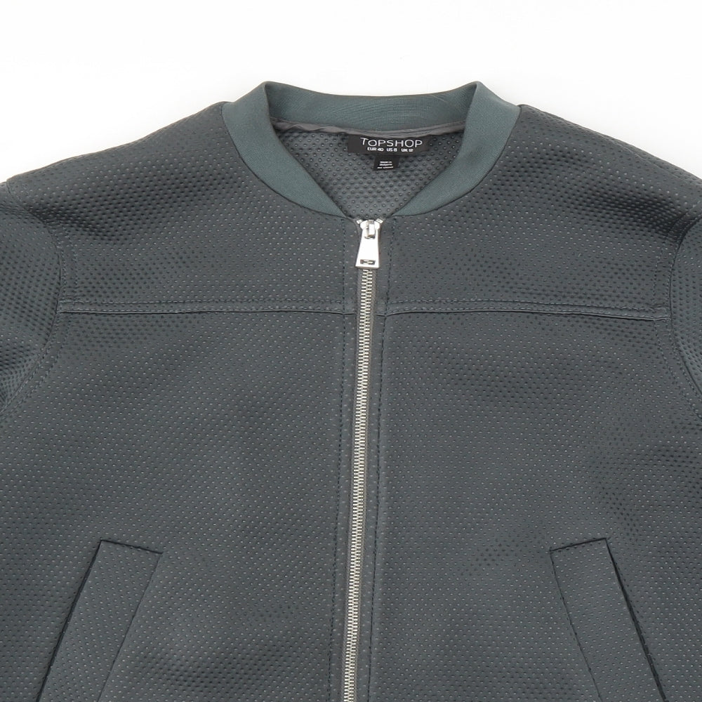 Topshop Womens Green   Jacket  Size 12