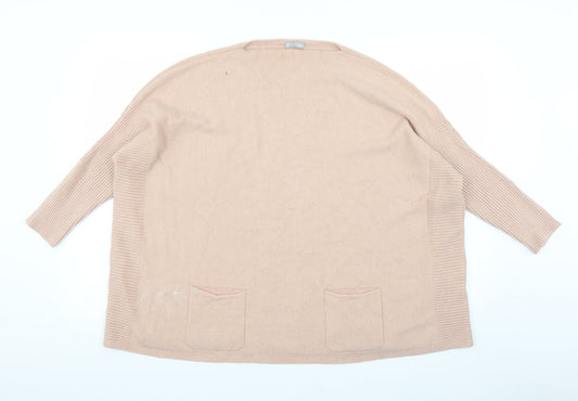 LV Clothing Womens Orange   Pullover Jumper Size M  - oversize