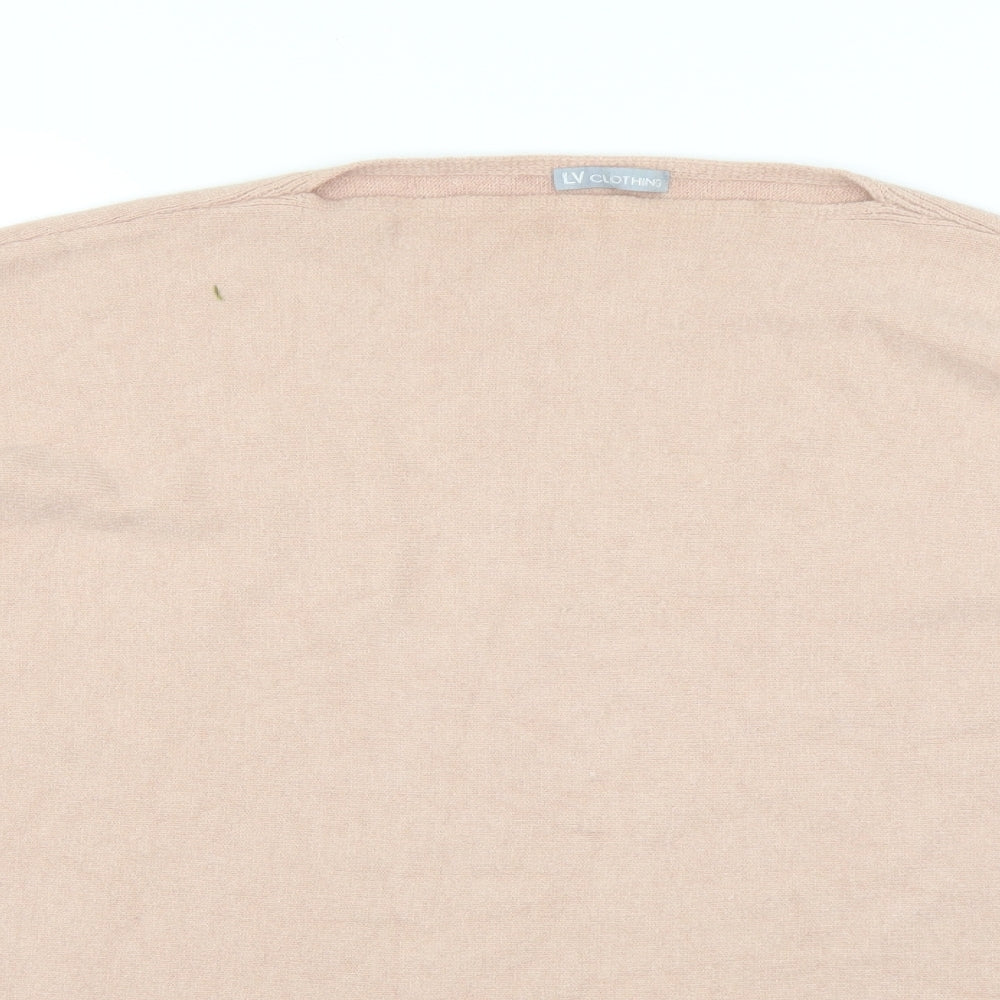 LV Clothing Womens Orange   Pullover Jumper Size M  - oversize