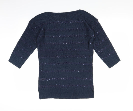 BM Womens Blue   Pullover Jumper Size S