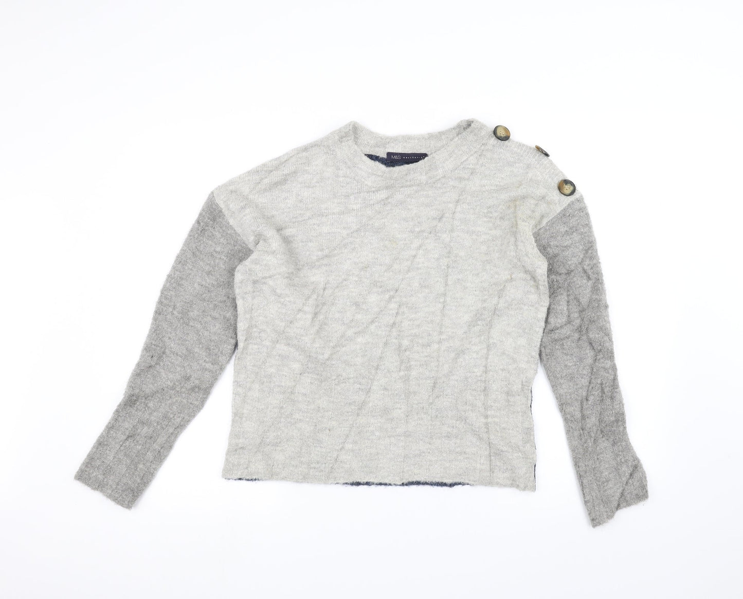 Marks and Spencer Womens Blue   Pullover Jumper Size S