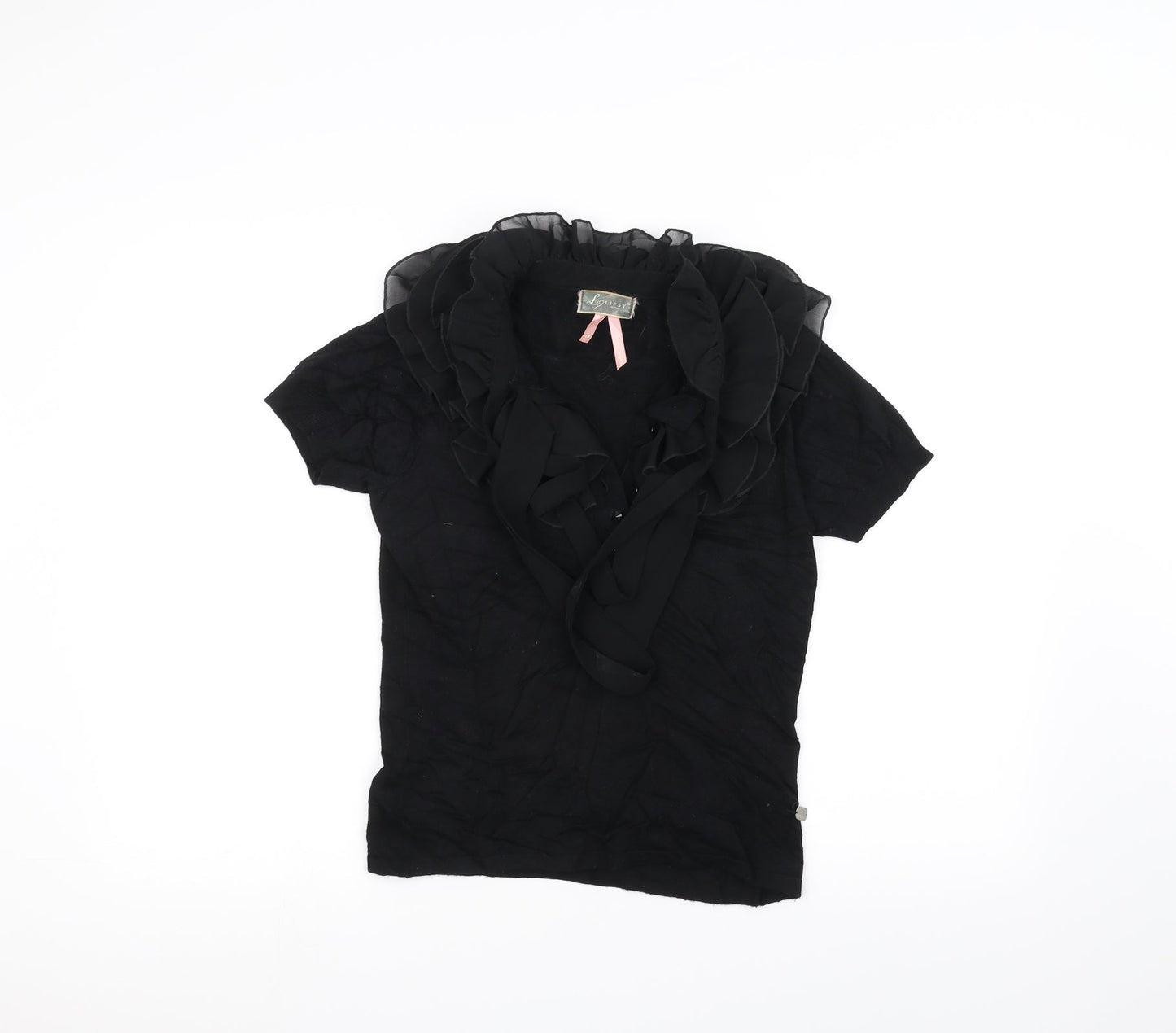 Lipsy Womens Blue   Basic T-Shirt Size 12