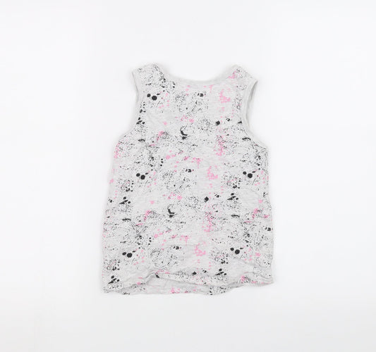 Primark Girls White   Basic Tank Size 7-8 Years