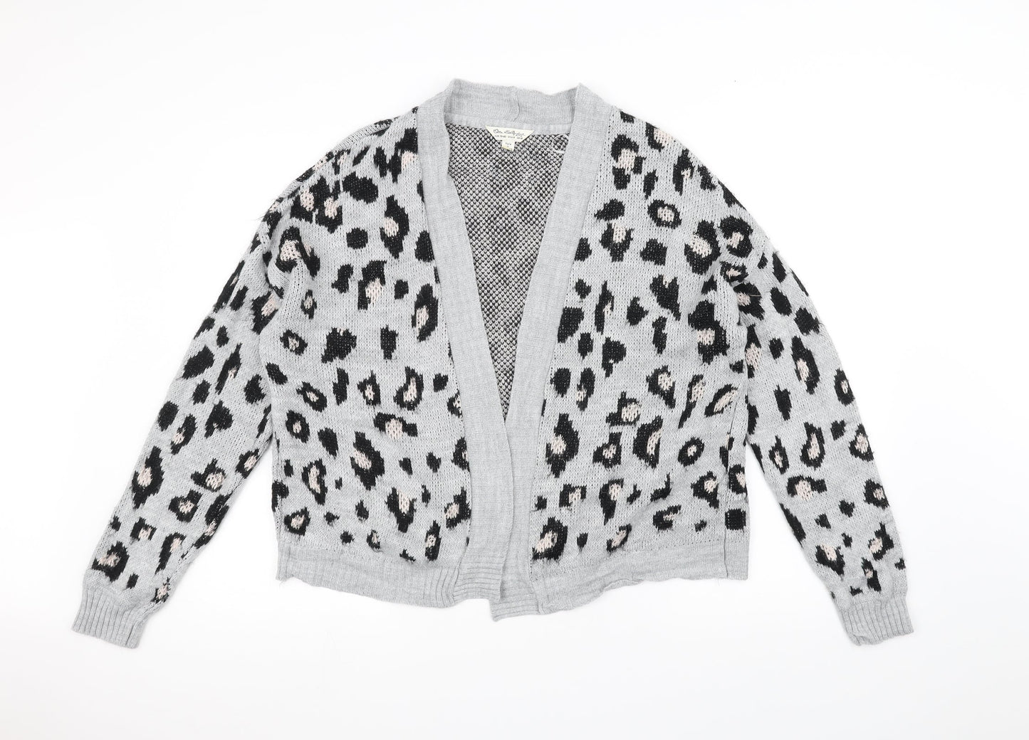 Miss Selfridge Womens Grey   Jacket Coatigan Size M