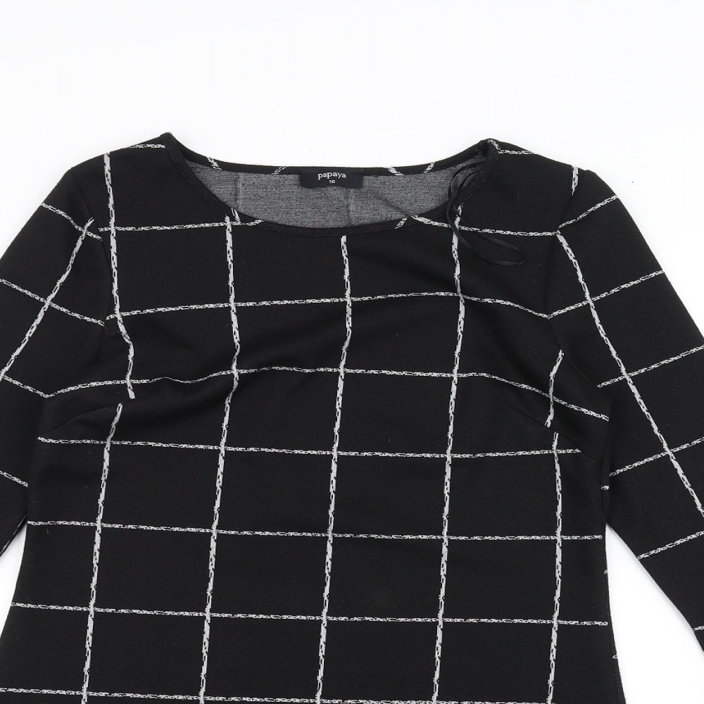 Papaya Womens Black   Pullover Jumper Size 10