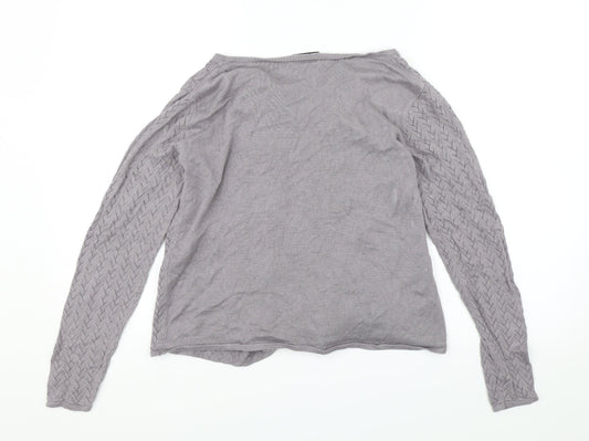 Vera Moda Womens Purple   Cape Jumper Size M