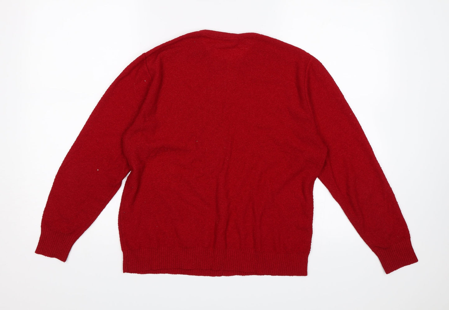Cashi Womens Red   Jersey Blouse Size 18