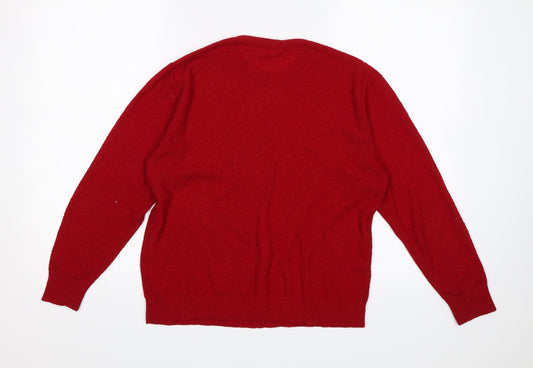 Cashi Womens Red   Jersey Blouse Size 18