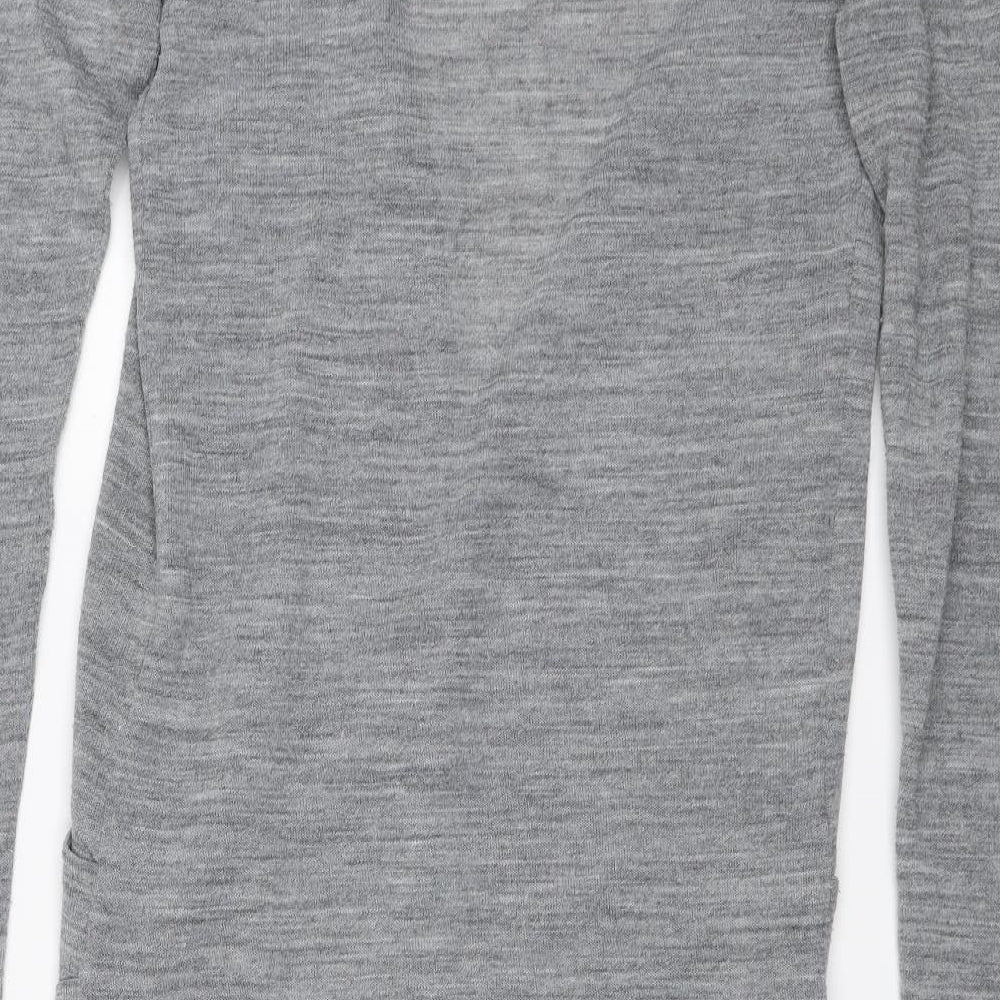Vera Moda Womens Grey   Wrap Jumper Size S