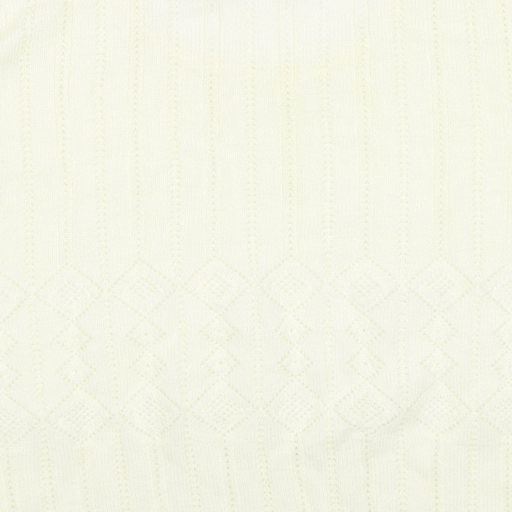 Fashion Extra Womens White   Jersey T-Shirt Size 24