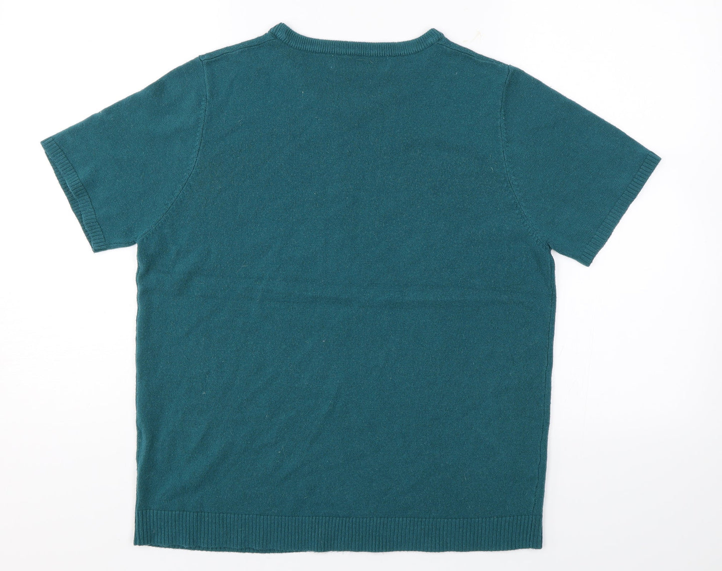 Pure & Natural Womens Blue   Jersey T-Shirt Size 14