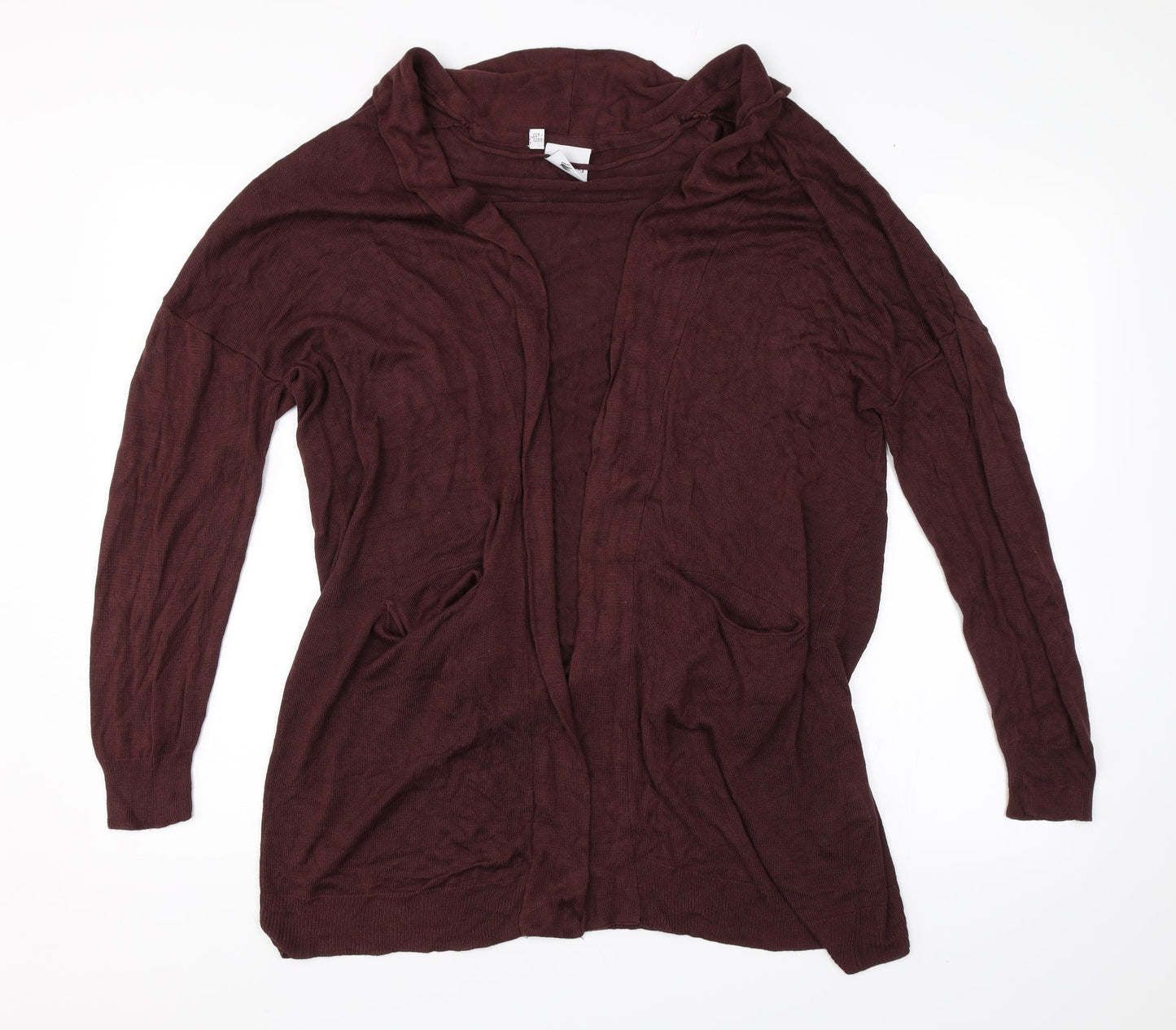 JUNAROSE Womens Red   Cardigan Jumper Size 14