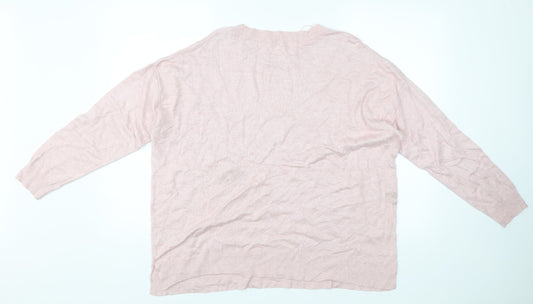 Gallery Womens Pink   Pullover Jumper Size L