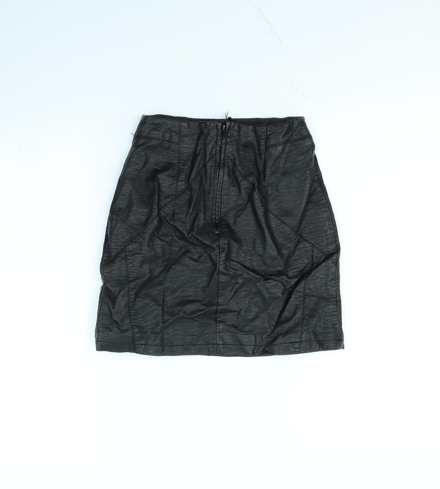 Divded Womens Black   Mini Skirt Size 6