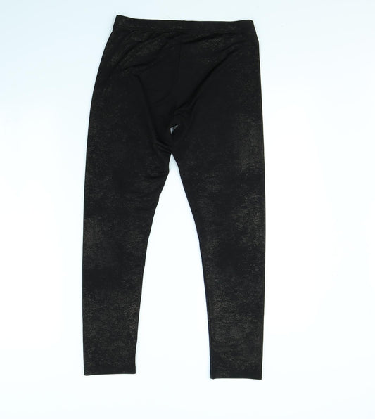 NEXT Girls Black   Capri Trousers Size 14 Years