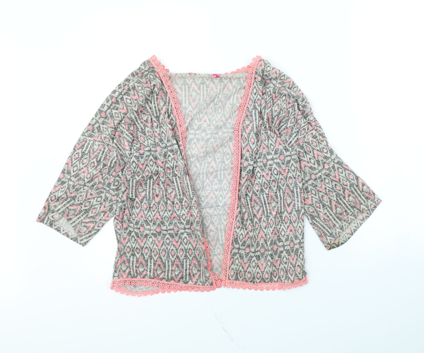 YD Girls Black Geometric  Jacket  Size 9 Years