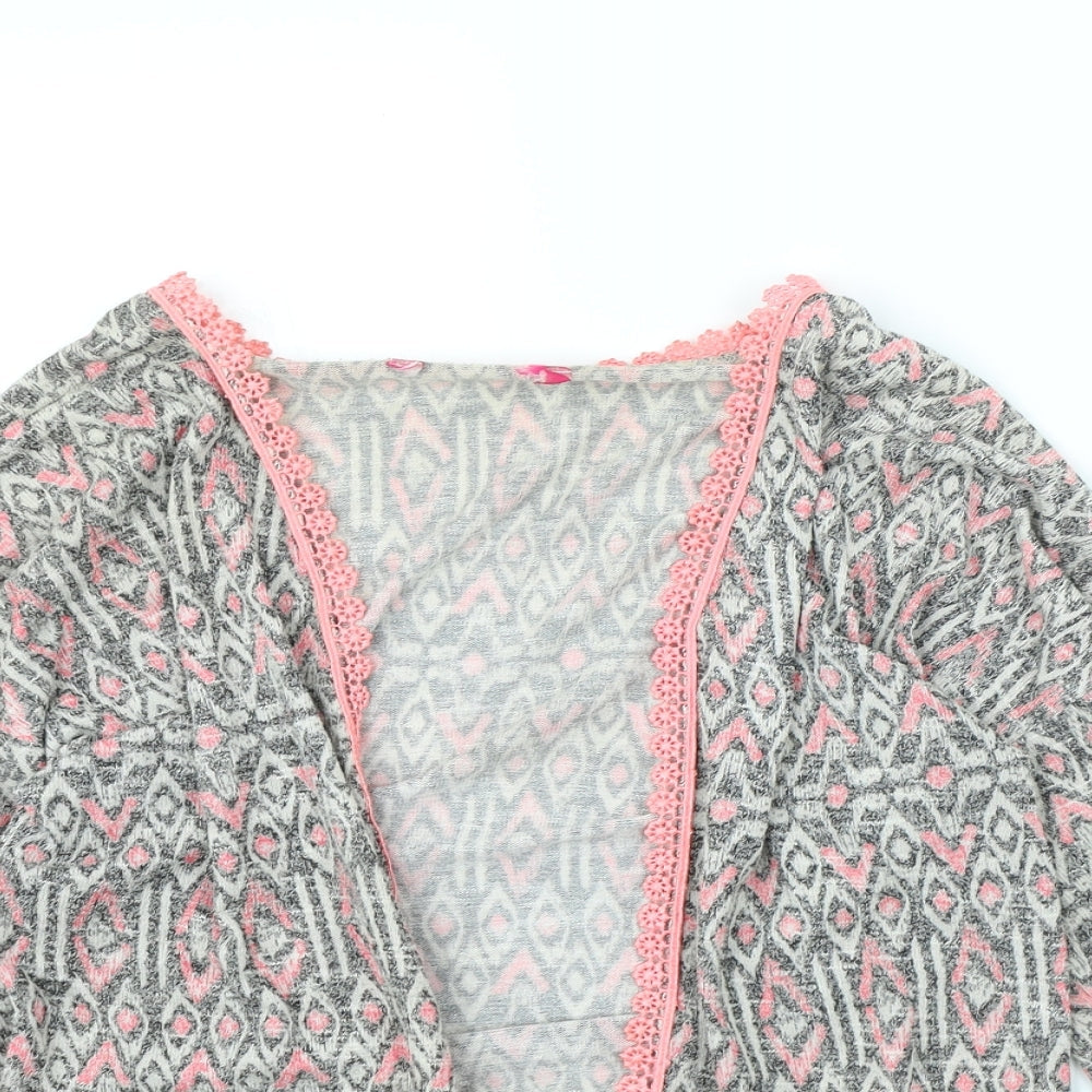 YD Girls Black Geometric  Jacket  Size 9 Years