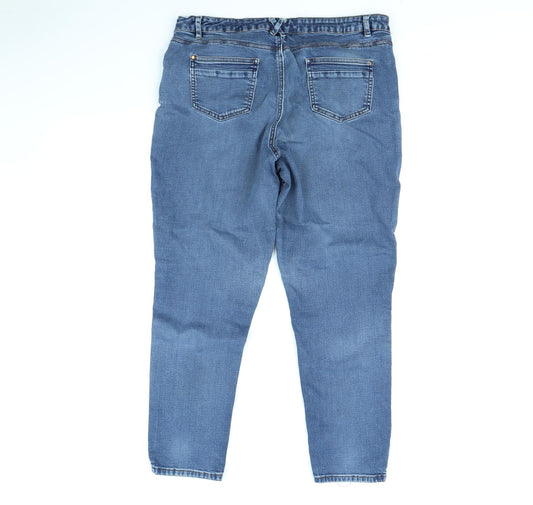 Preworn Womens Blue   Skinny Jeans Size 34 in L28 in