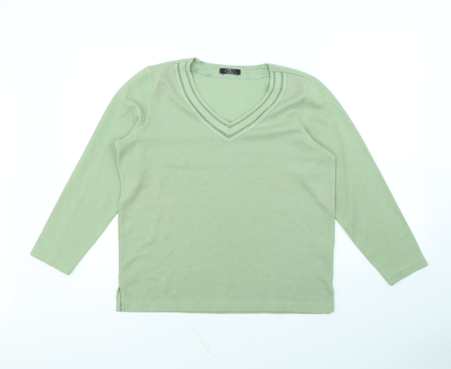 bm  Womens Green   Pullover Jumper Size S