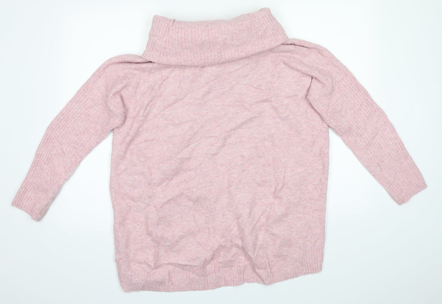 Miss Selfridge Womens Pink  Knit Pullover Jumper Size 10