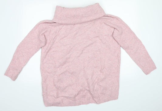 Miss Selfridge Womens Pink  Knit Pullover Jumper Size 10