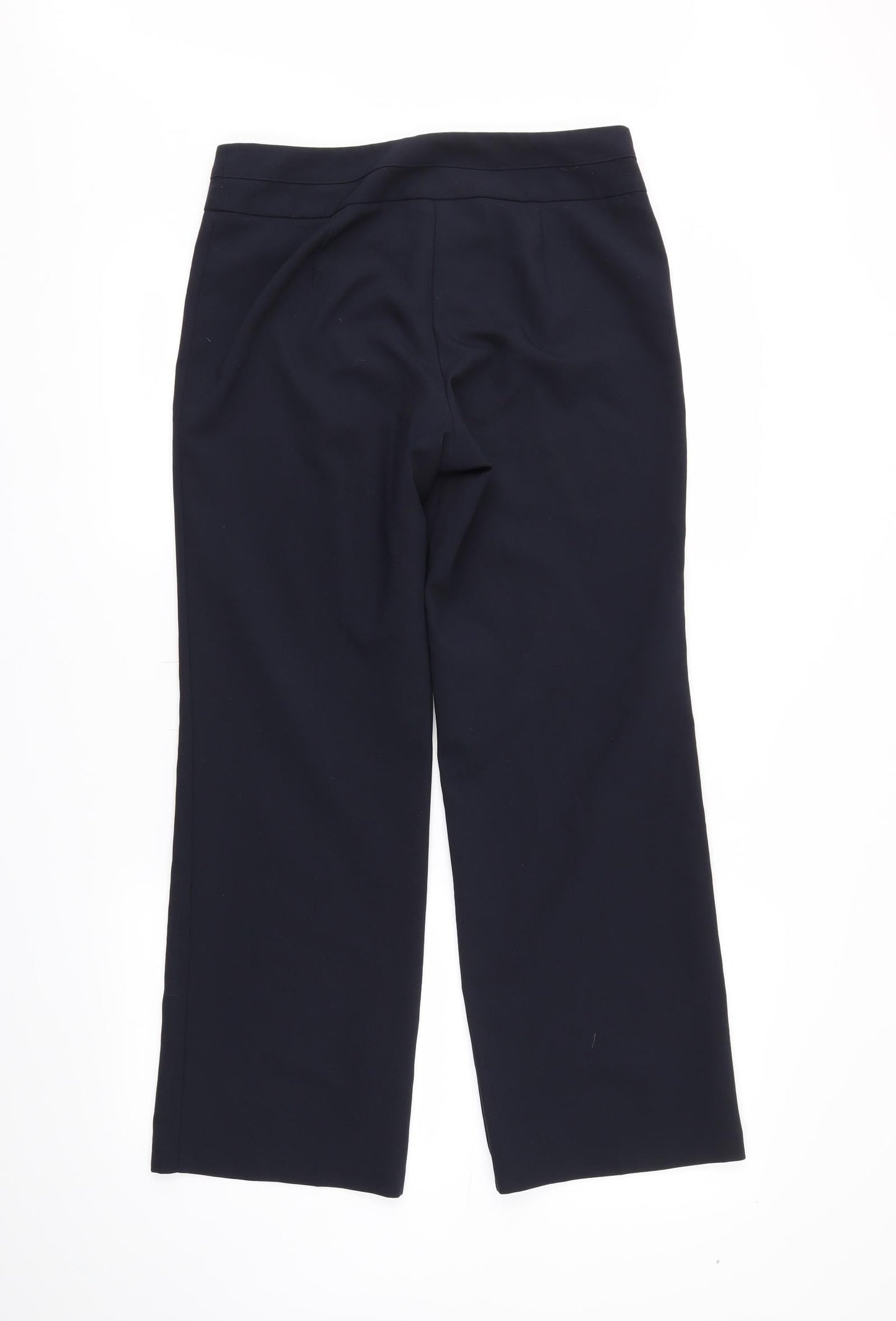 M&S Womens Blue   Trousers  Size 10 L27 in