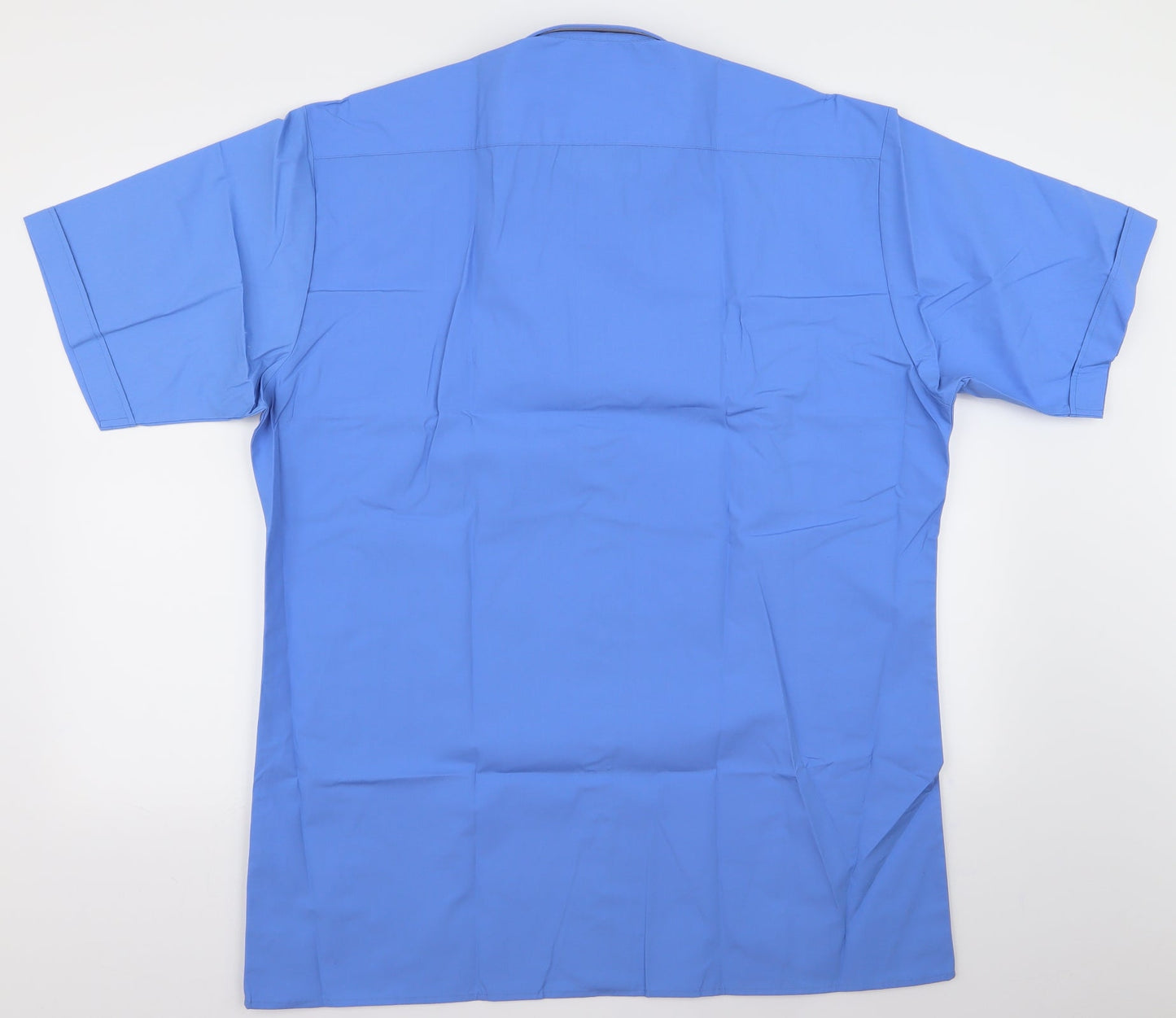 disley Mens Blue    Button-Up Size 17