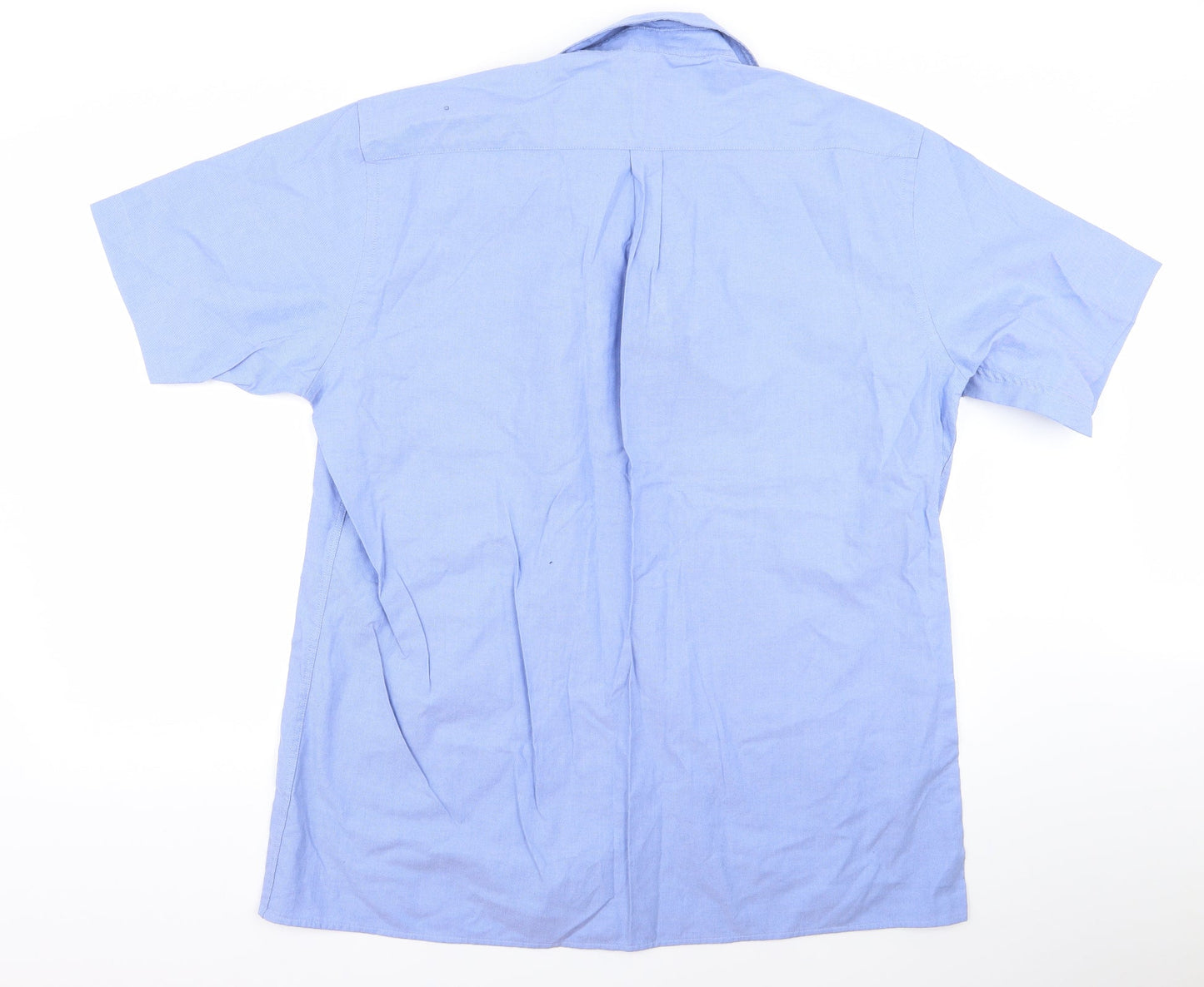 disley Mens Blue    Button-Up Size 17