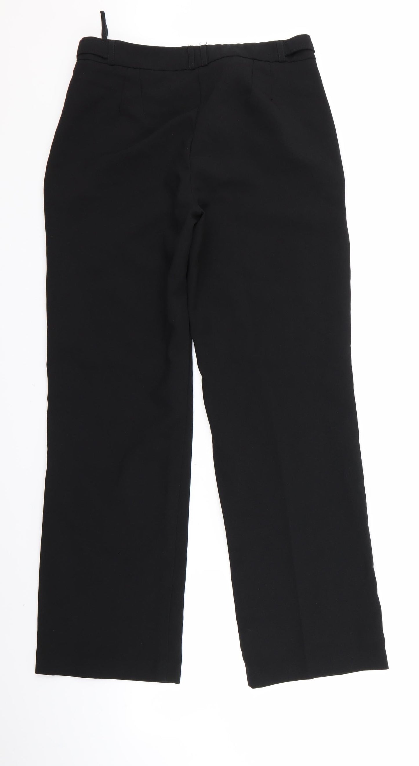 Peacocks Womens Black   Trousers  Size 10 L29 in